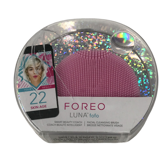FOREO LUNA fofo Smart Facial Cleansing Brush and Skin Analyzer PEARL PINK